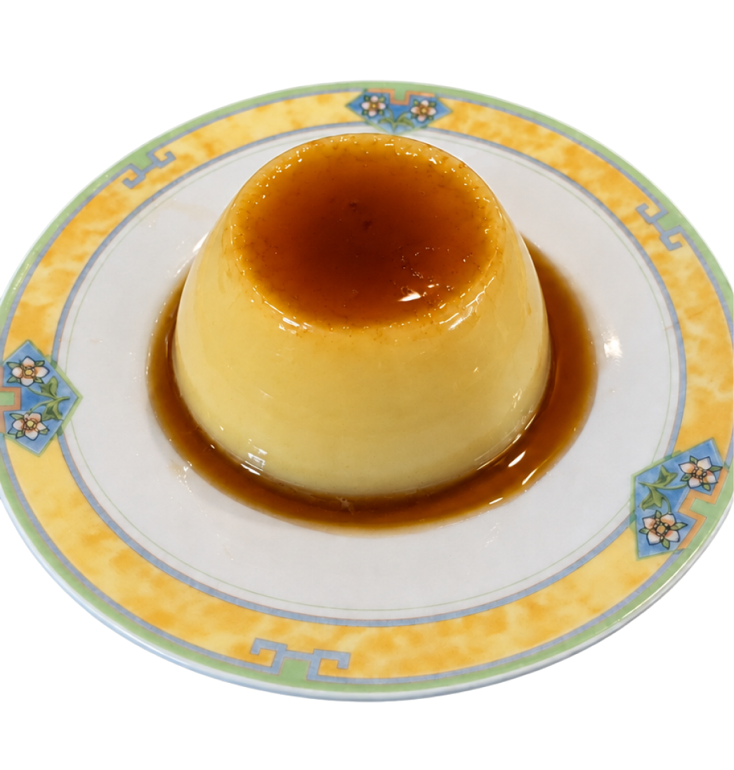 Sunny Shore, caramel pudding dengan ubi jalar kuning